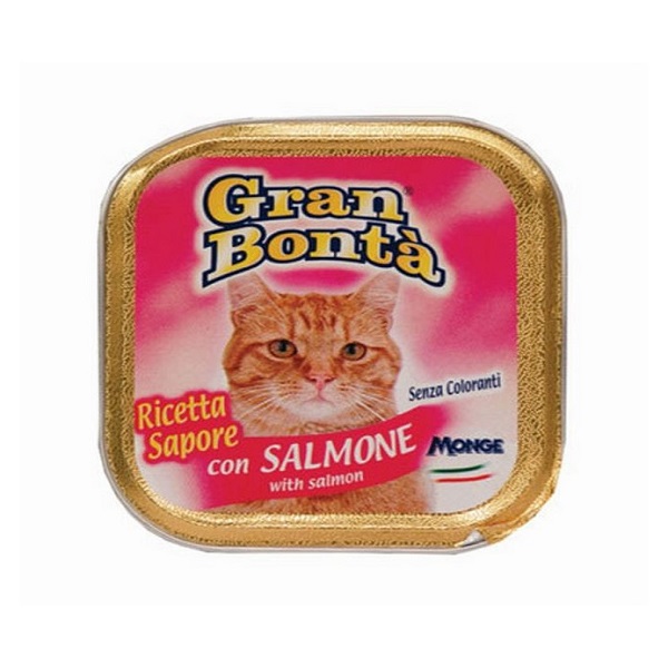 غذای پته گربه gran bonta حاوی ماهی سالمون