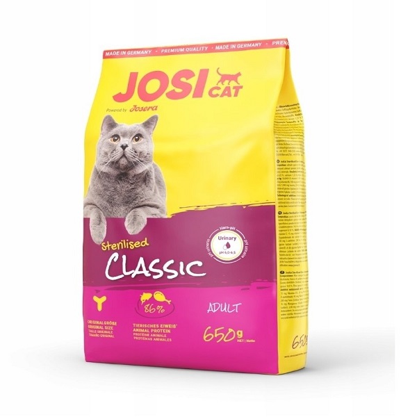 غذا خشک گربه جوسرا مدل sterilised classic
