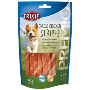 تشویقی سگ تریکسی مدل cheese chicken stripes