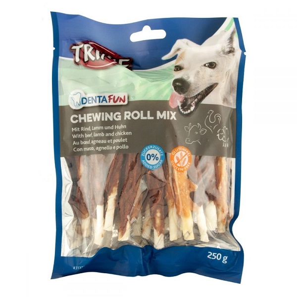 تشویقی سگ تریکسی مدل Chewing roll mix