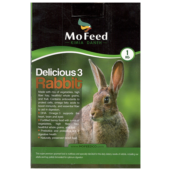 غذای خرگوش مفید Mofeed مدل Delicious3