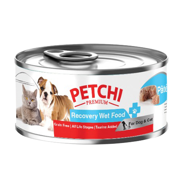 کنسرو غذای سگ و گربه پتچی Recovery وزن 120 گرم