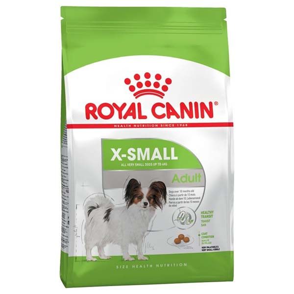 غذا خشک سگ رویال کنین x-small adult وزن 1.5 کیلوگرم