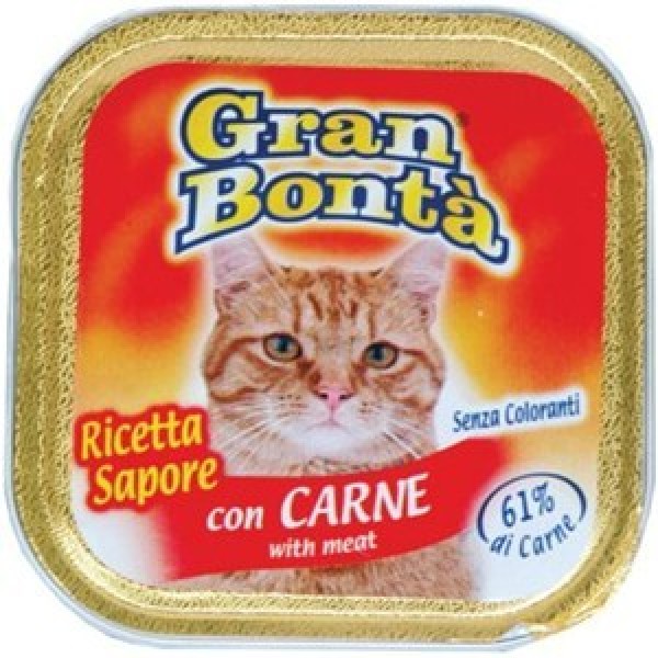 غذای پته گربه gran bonta حاوی گوشت وزن 100 گرمی