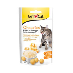 تشویقی گربه جیم کت با پنیر GimCat Chezees Rollies وزن 40 گرم