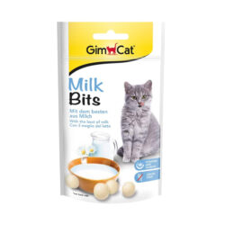 اسنک تشویقی توپی گربه با طعم شیر جیم کت GimCat Milkbits وزن 50 گرم