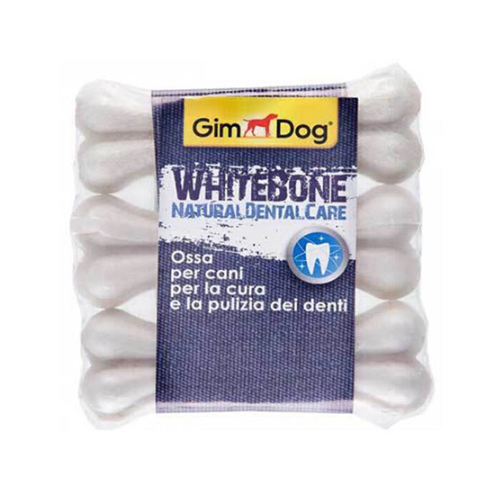 تشویقی سگ استخوانی وایت بن جیم داگ Gimdog WhiteBone وزن 60 گرم