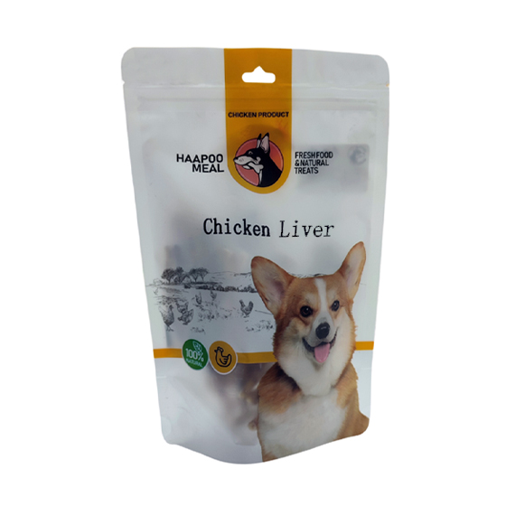 تشویقی سگ هاپومیل مدل chicken liver وزن ۷۰ گرم