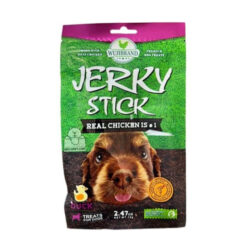 تشویقی سگ جرکی با طعم گوشت اردک jerky stick duck وزن ۷۰ گرم