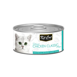 کنسرو غذای گربه کیت کت با طعم مرغ وزن ۸۰ گرم